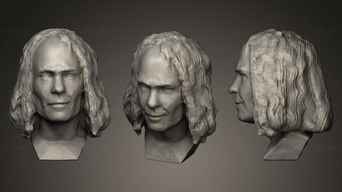 Бюсты и барельефы известных личностей (Ронни Джеймс Дио, BUSTC_0538) 3D модель для ЧПУ станка